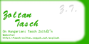 zoltan tasch business card